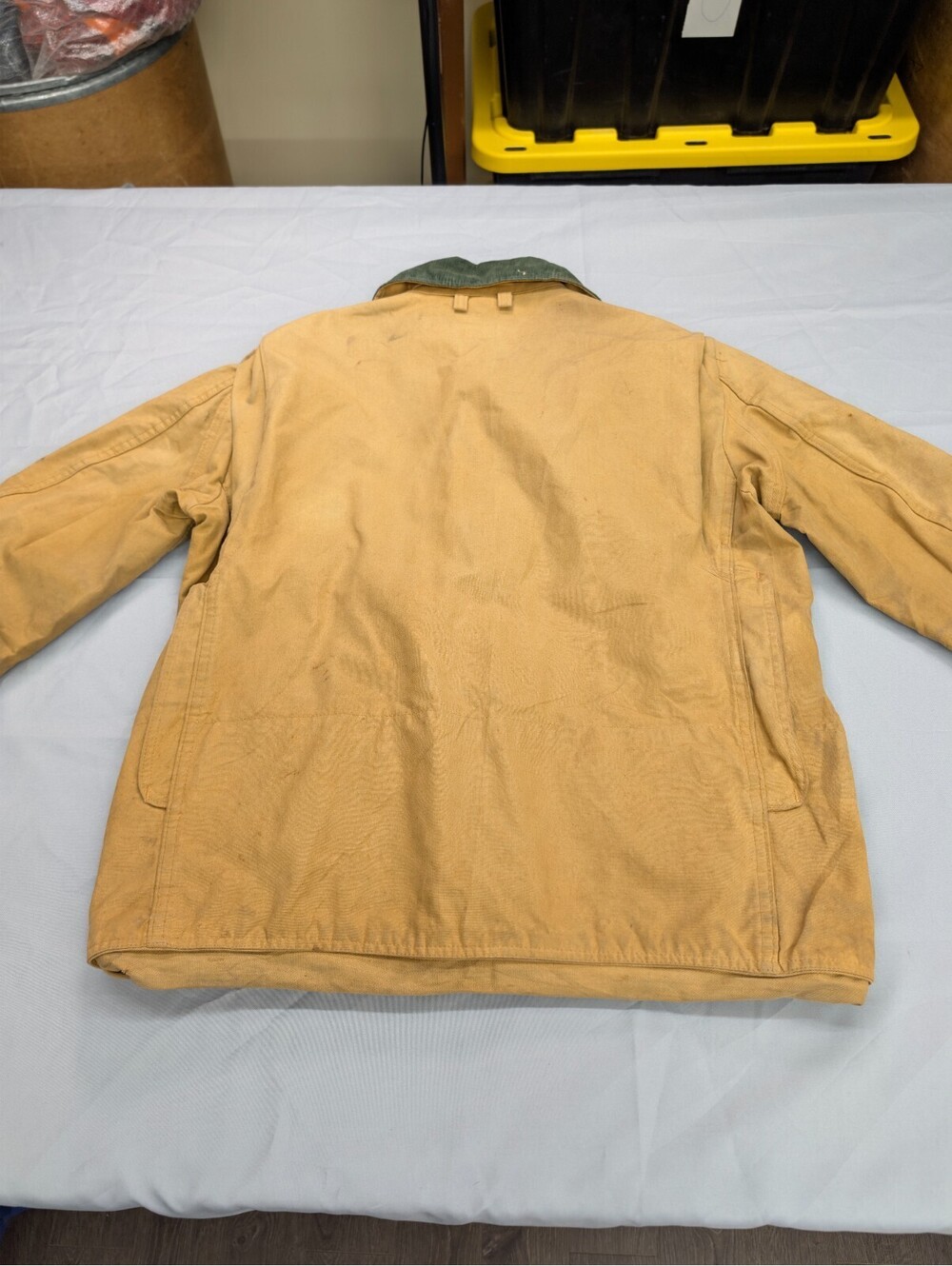 Vintage Duck Canvas Field Hunting Jacket Corduroy Talon L - Picture 2 of 10